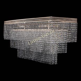 Люстра большого диаметра Прямоугольник Венеция №8