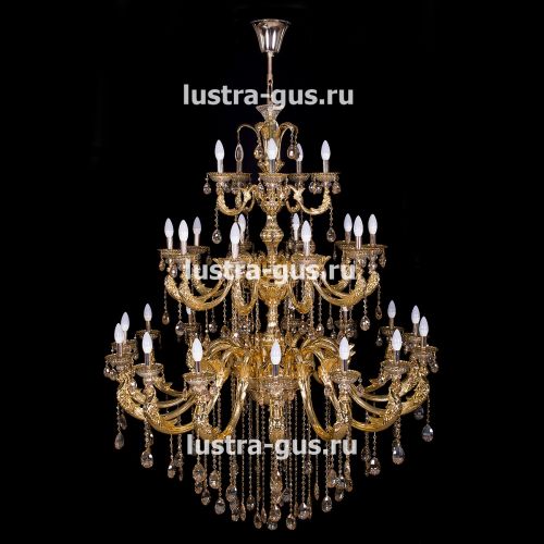 Люстра Венера золото № 30 в Кирове Гусь Хрустальный