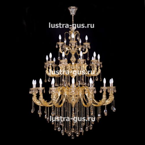 Люстра Венера золото № 30 в Кирове Гусь Хрустальный