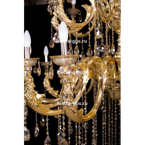 Люстра Венера золото № 30 в Кирове Гусь Хрустальный