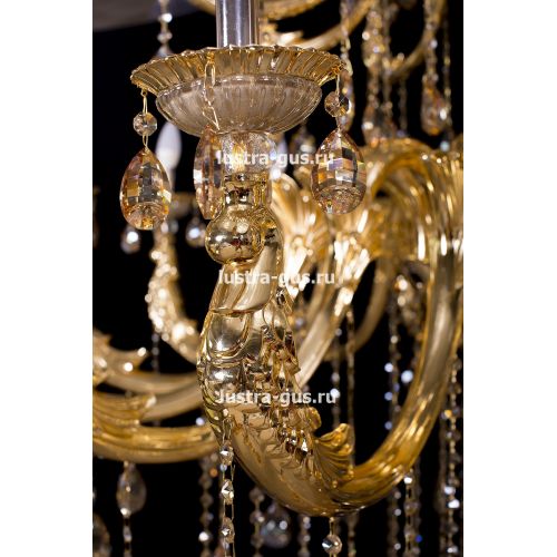 Люстра Венера золото № 30 в Кирове Гусь Хрустальный