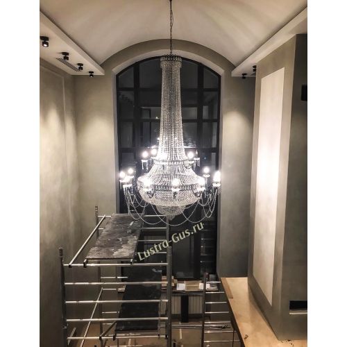 Люстра Свеча 2-х ярусная в Кирове Гусь Хрустальный