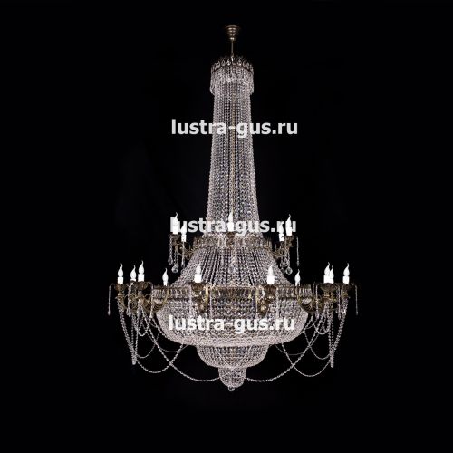 Люстра Свеча 2-х ярусная в Кирове Гусь Хрустальный