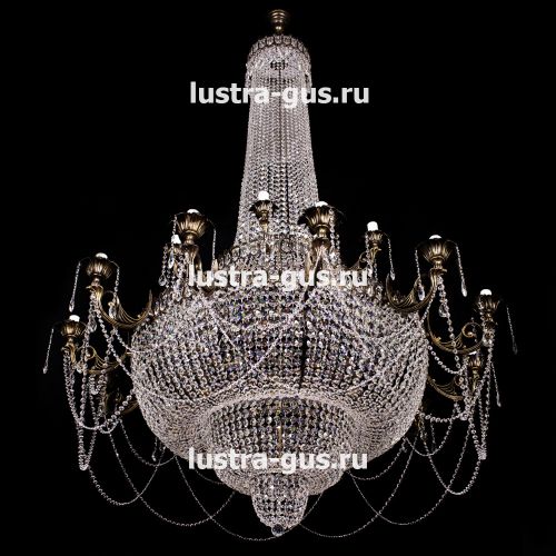 Люстра Свеча 2-х ярусная в Кирове Гусь Хрустальный