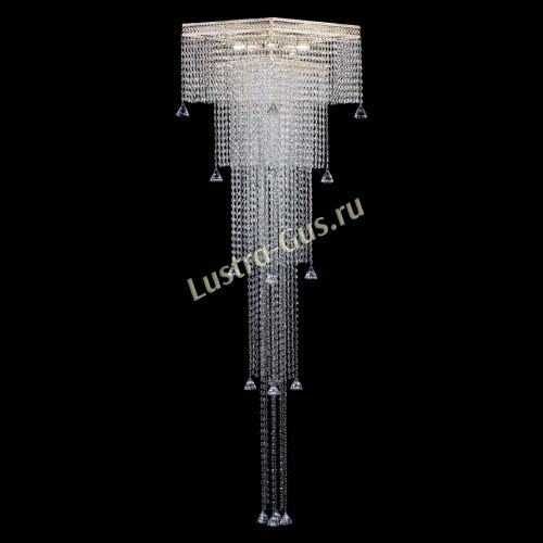 Люстра Венеция Квадрат пирамида с конусами в Кирове Гусь Хрустальный