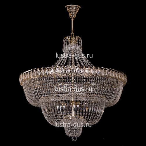 Люстра Водопад большой с подвесом в Кирове Гусь Хрустальный