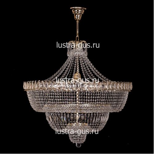 Люстра Водопад большой с подвесом в Кирове Гусь Хрустальный