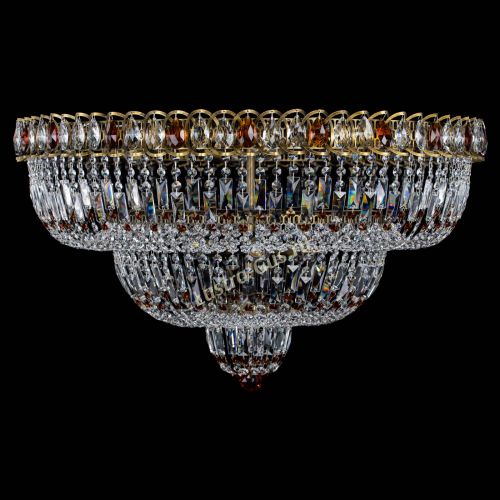 Люстра Водопад Обтикон №15 под бронзу чайная в Кирове Гусь Хрустальный