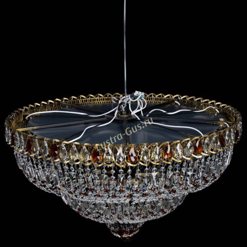 Люстра Водопад Обтикон №15 под бронзу чайная в Кирове Гусь Хрустальный