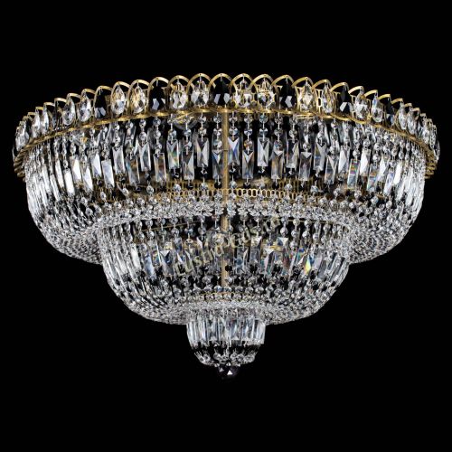 Люстра Водопад Обтикон №15 под бронзу черная в Кирове Гусь Хрустальный