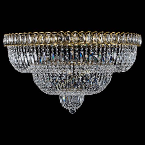 Люстра Водопад Обтикон №15 под бронзу в Кирове Гусь Хрустальный