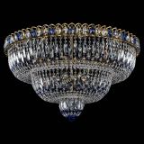 Люстра Водопад Обтикон №15 под бронзу синяя в Кирове