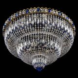 Люстра Водопад Обтикон №15 под бронзу синяя в Кирове