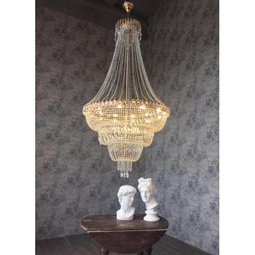 Люстра Водопад с подвесом 1000 мм в Кирове Гусь Хрустальный