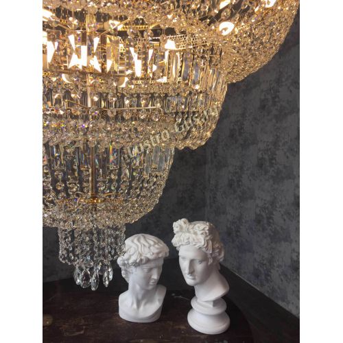 Люстра Водопад с подвесом 1000 мм в Кирове Гусь Хрустальный