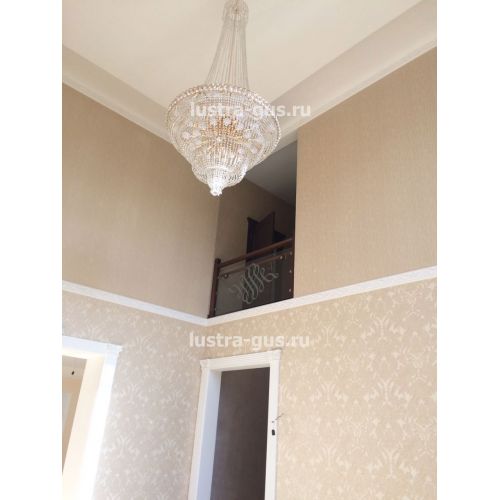 Люстра Водопад с подвесом 1000 мм в Кирове Гусь Хрустальный