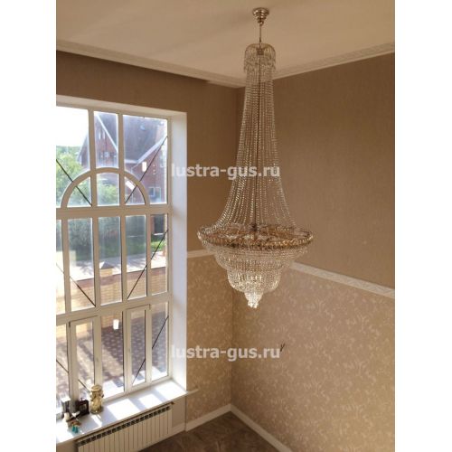 Люстра Водопад с подвесом 1000 мм в Кирове Гусь Хрустальный