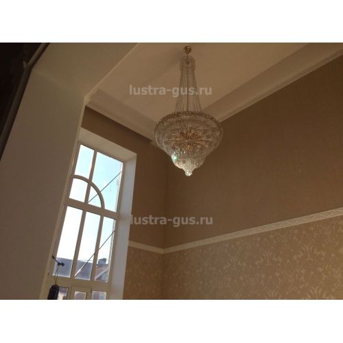 Люстра Водопад с подвесом 1000 мм в Кирове Гусь Хрустальный