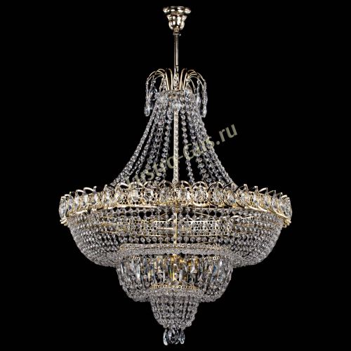 Люстра Водопад с подвесом №11 в Кирове Гусь Хрустальный