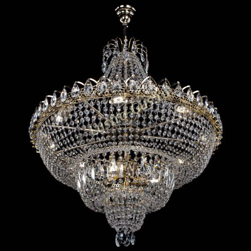 Люстра Водопад с подвесом №11 в Кирове Гусь Хрустальный