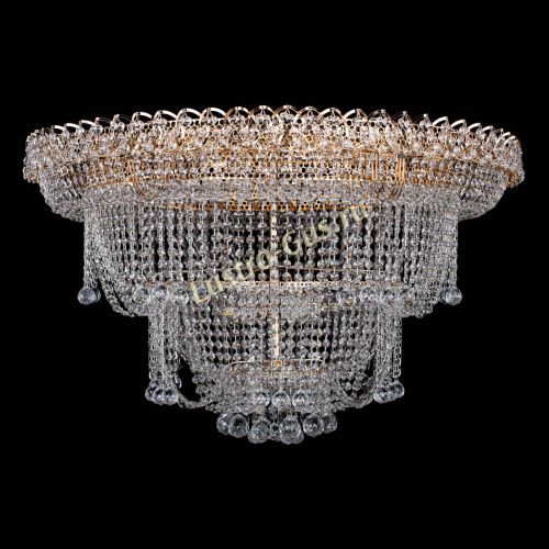 Люстра Водопад Софья большая в Кирове Гусь Хрустальный