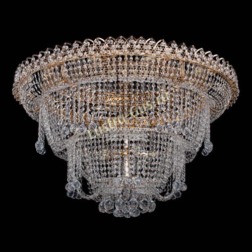 Люстра Водопад Софья большая в Кирове Гусь Хрустальный