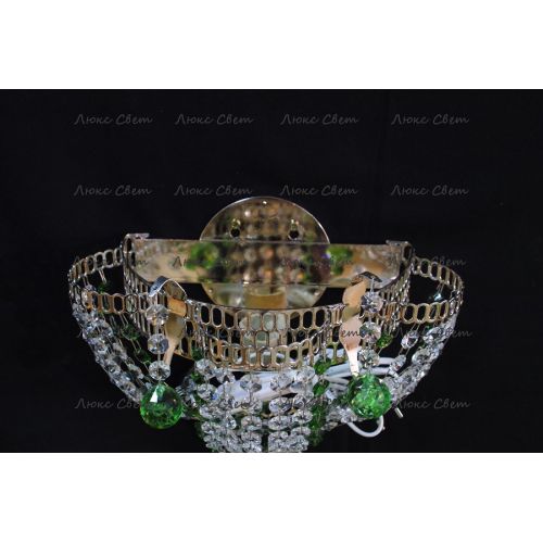 Бра Ромашка Тюльпан зеленая № 2 в Кирове Гусь Хрустальный