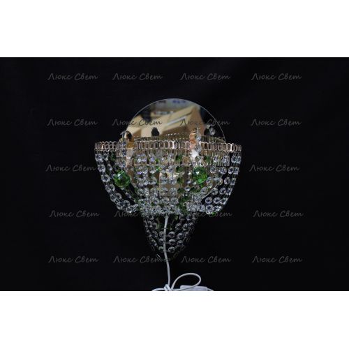 Бра Ромашка Тюльпан зеленая № 2 в Кирове Гусь Хрустальный