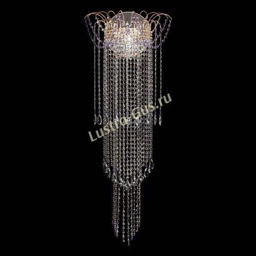 Бра Агата №1 длинная фиолетовая в Кирове Гусь Хрустальный