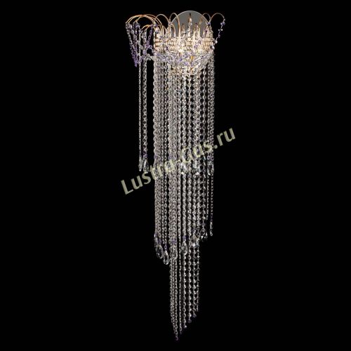 Бра Агата №1 длинная фиолетовая в Кирове Гусь Хрустальный