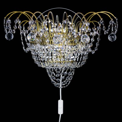 Бра Агата №3 под бронзу с зеркалом в Кирове Гусь Хрустальный