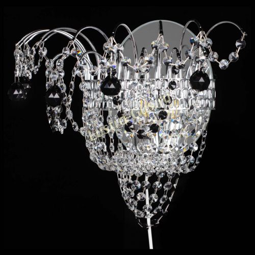 Бра Агата №3 черная в Кирове Гусь Хрустальный