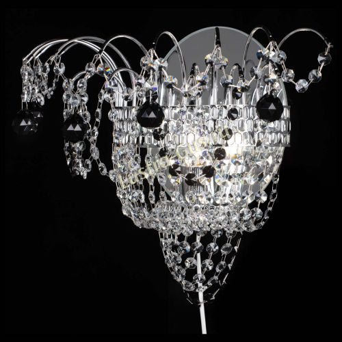 Бра Агата №3 черная в Кирове Гусь Хрустальный