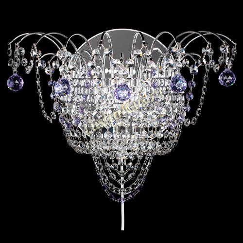 Бра Агата №3 фиолетовая в Кирове Гусь Хрустальный