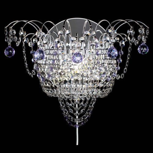 Бра Агата №3 фиолетовая в Кирове Гусь Хрустальный