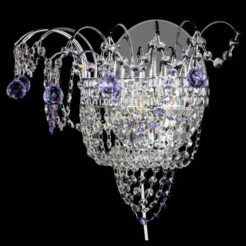 Бра Агата №3 фиолетовая в Кирове Гусь Хрустальный