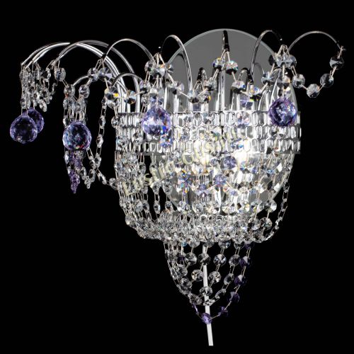 Бра Агата №3 фиолетовая в Кирове Гусь Хрустальный