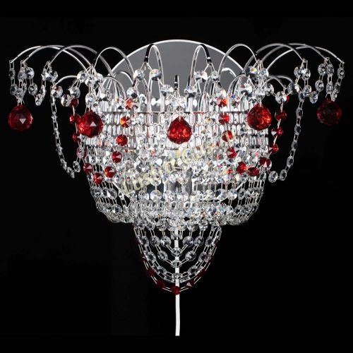 Бра Агата №3 красная в Кирове Гусь Хрустальный