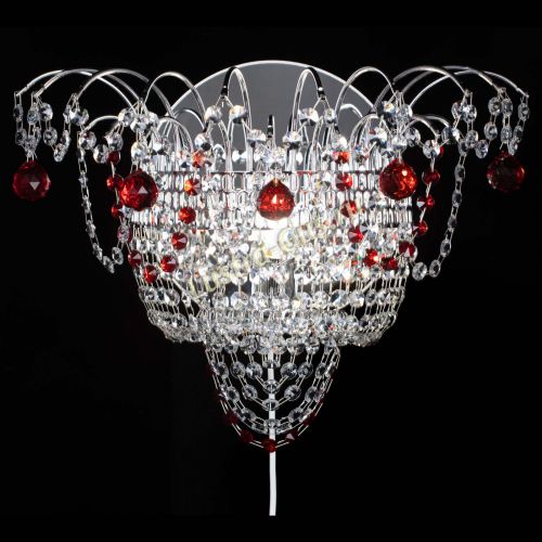 Бра Агата №3 красная в Кирове Гусь Хрустальный