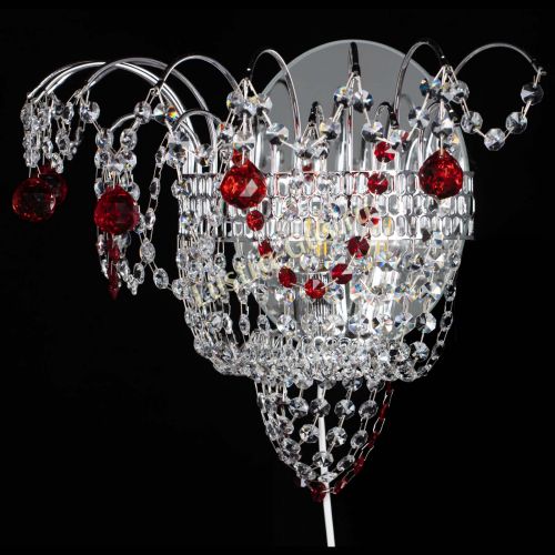 Бра Агата №3 красная в Кирове Гусь Хрустальный