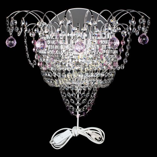 Бра Агата №3 розовая в Кирове Гусь Хрустальный