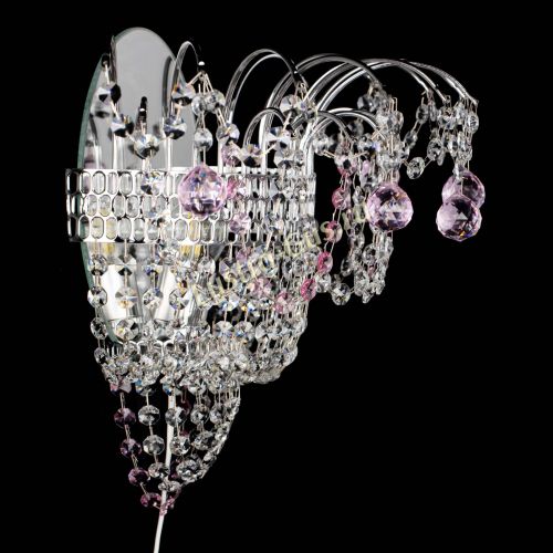 Бра Агата №3 розовая в Кирове Гусь Хрустальный