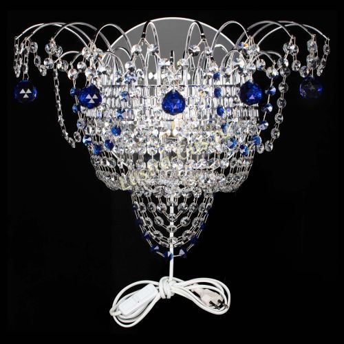 Бра Агата №3 синяя в Кирове Гусь Хрустальный