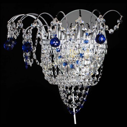 Бра Агата №3 синяя в Кирове Гусь Хрустальный