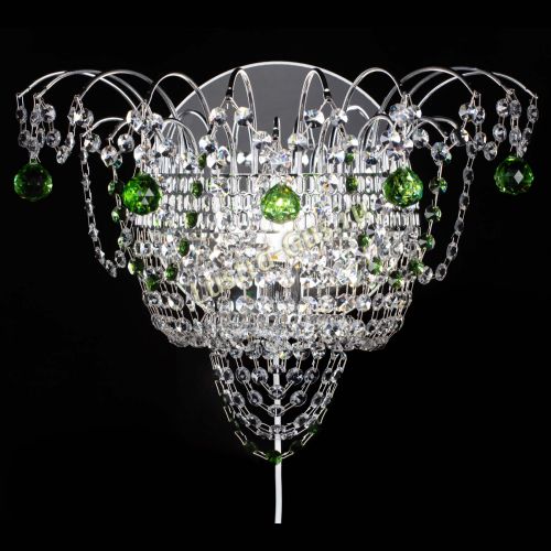 Бра Агата №3 зеленая в Кирове Гусь Хрустальный