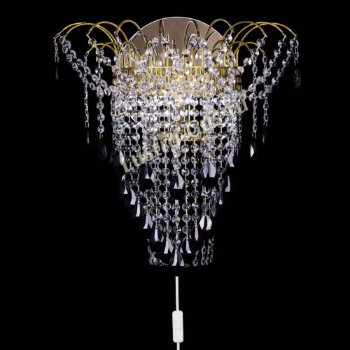 Бра Агата №4 под бронзу Черная в Кирове Гусь Хрустальный