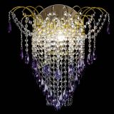 Бра Агата №4 под бронзу Фиолетовая в Кирове