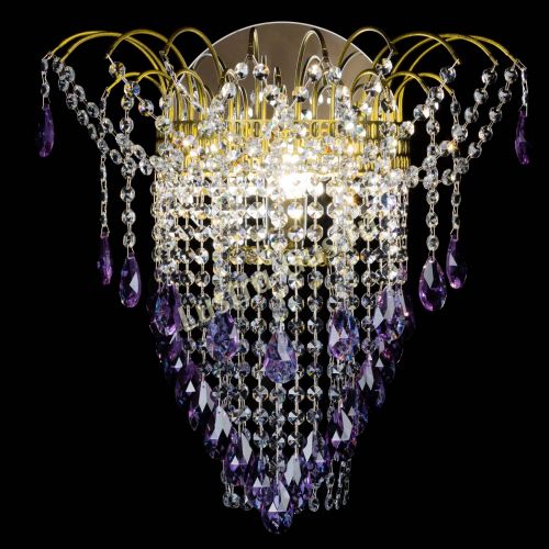 Бра Агата №4 под бронзу Фиолетовая в Кирове Гусь Хрустальный