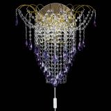 Бра Агата №4 под бронзу Фиолетовая в Кирове