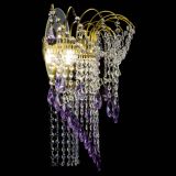 Бра Агата №4 под бронзу Фиолетовая в Кирове